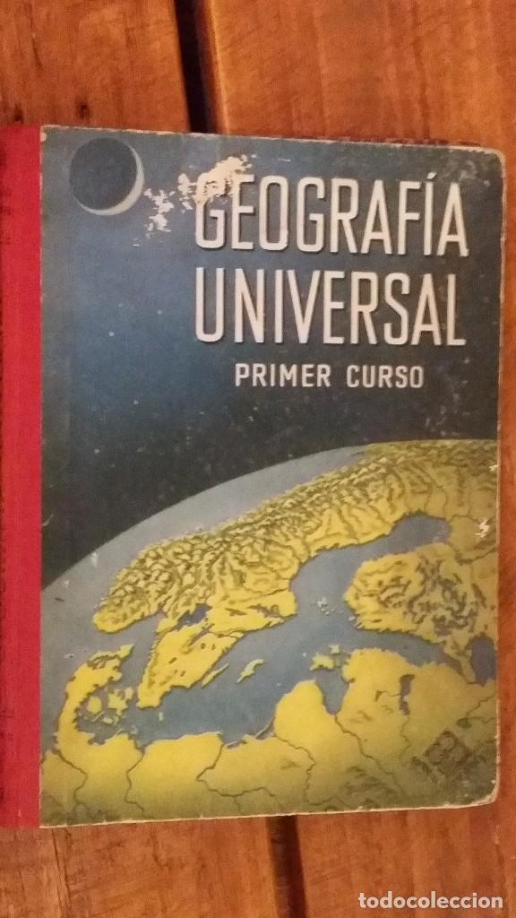Libros de segunda mano: Geografia Universal, primer curso 1954 - Foto 1