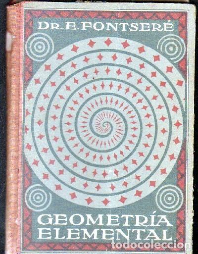 Libros de segunda mano: GEOMETR&Iacute;A ELEMENTAL.        A-ESC-1611 - Foto 1