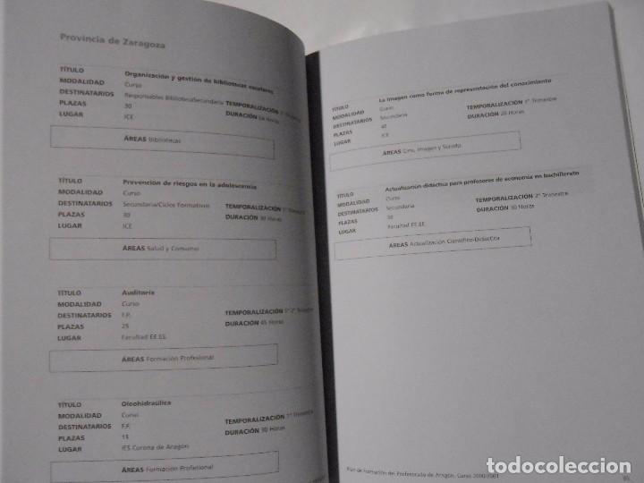 Libros de segunda mano: PLAN DE FORMACI&Oacute;N DEL PROFESORADO DE ARAG&Oacute;N - CURSO 2000 / 2001 - Foto 2