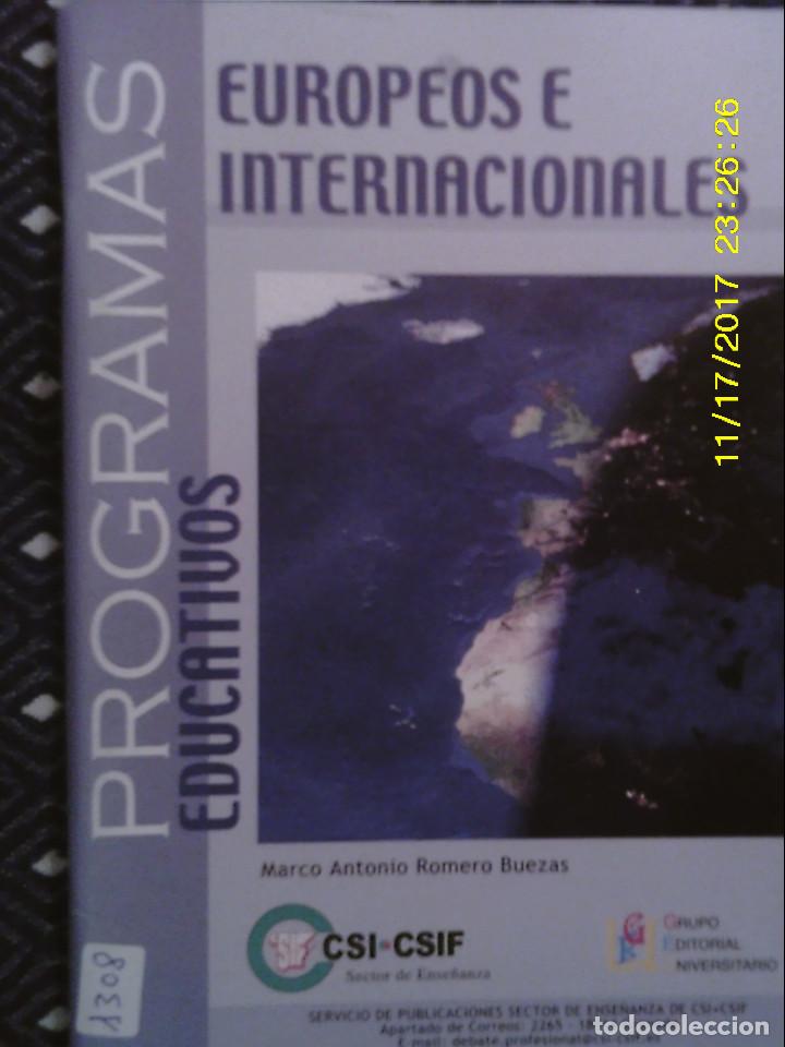 Libros de segunda mano: LIBRO N&ordm; 1308 EUROPEOS E INTERNACIONALES DE CSIF - Foto 1