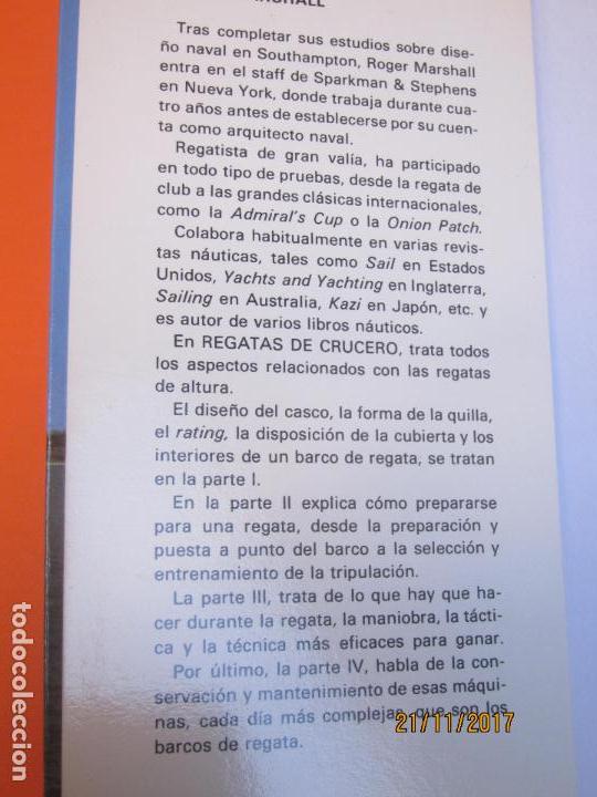 Libros de segunda mano: MARSHALL. ROGER,REGATES DE CRUCERO, - Foto 2