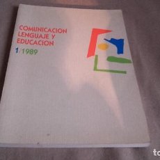 Libros de segunda mano: COMUNICACION LENGUAJE Y EDUCACION 1989 .EDITORIAL APRENDIZAJE S.A. Lote 106215683