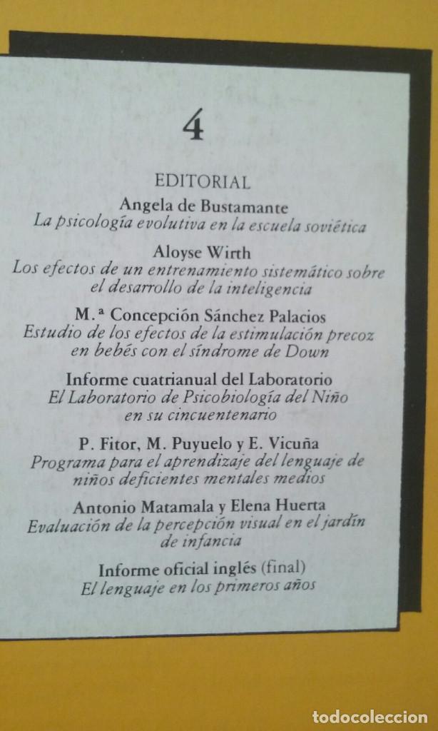 Libros de segunda mano: INFANCIA Y APRENDIZAJE N&ordm;4 - Foto 2