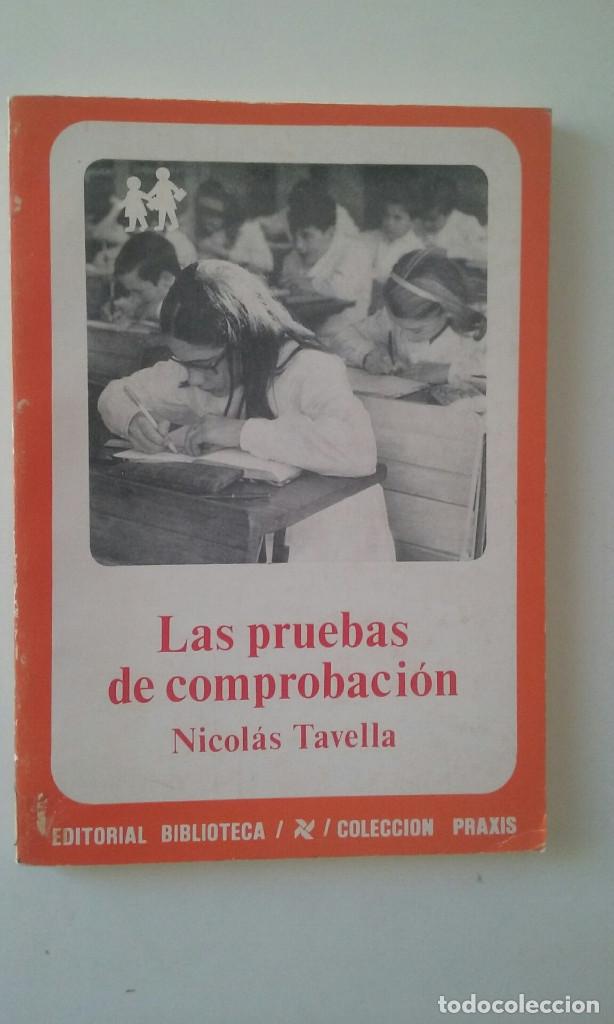 Libros de segunda mano: Las pruebas de comprobacion - Nicolas Tavella - Foto 1
