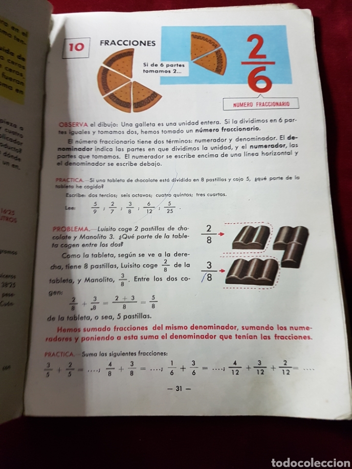 Libros de segunda mano: Libro escuela Matematicas 1966 - Foto 2