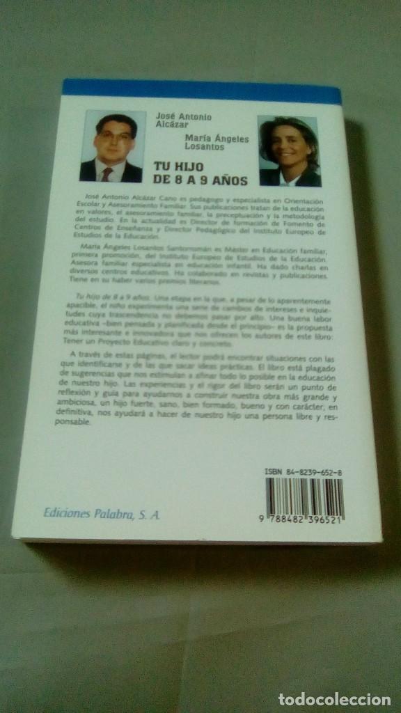 Libros de segunda mano: TU HIJO DE 8 A 9 A&Ntilde;OS - Foto 2