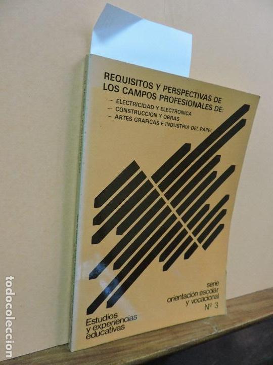 Libros de segunda mano: Requisitos y perspectivas de los campos profesionales de: electricidad y electr&oacute;nica; construcci&oacute;n y