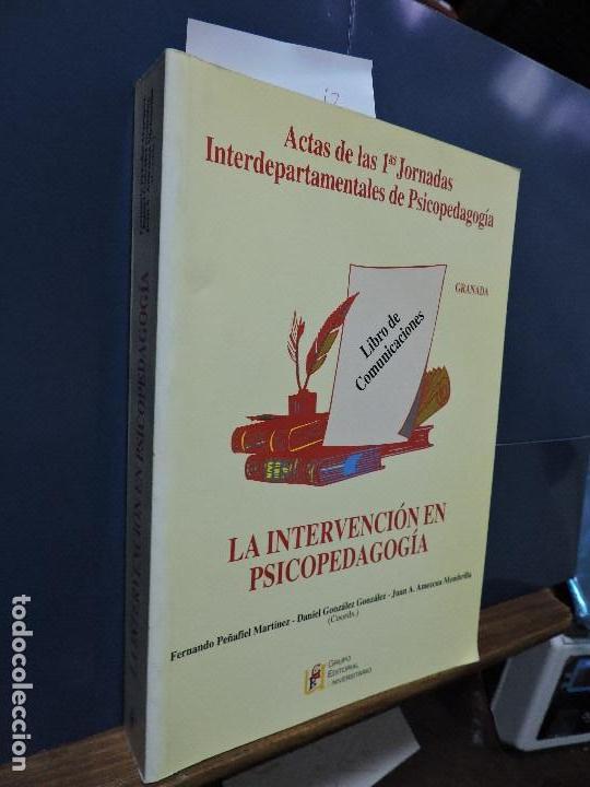 Libros de segunda mano: Libro de comunicaciones. La intervenci&oacute;n en psicopedagog&iacute;a. PE&Ntilde;AFIEL MART&Iacute;NEZ, F. GONZ&Aacute;LEZ, D.