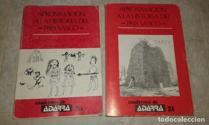 Libros de segunda mano: Lote de libros - Aproximaci&oacute;n a la Historia del Pa&iacute;s Vasco - Orientaciones pedag&oacute;gicas - 1984 -