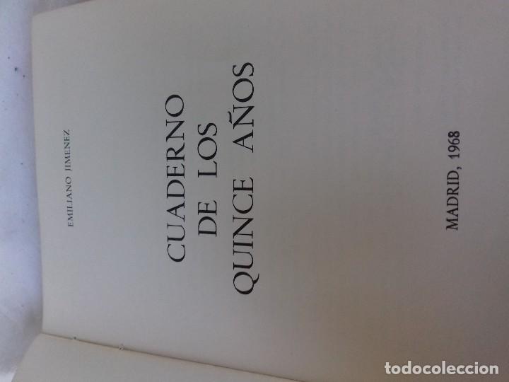 Libros de segunda mano: CUADERNO DE LOS 15 A&Ntilde;OS-E. Jimenez. La muralla - Foto 5