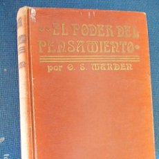 Libros de segunda mano: EL PODER DEL PENSAMIENTO MARDER. Lote 117819459