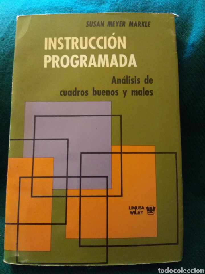Second hand books: Instrucci&oacute;n programada. An&aacute;lisis de cuadros buenos y malos. Susan Meyer. 1971