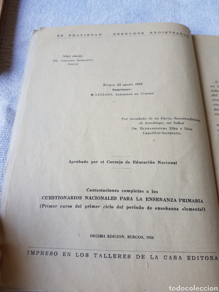 Libros de segunda mano: Libro escuela Mis primeros pasos 1956 - Foto 3
