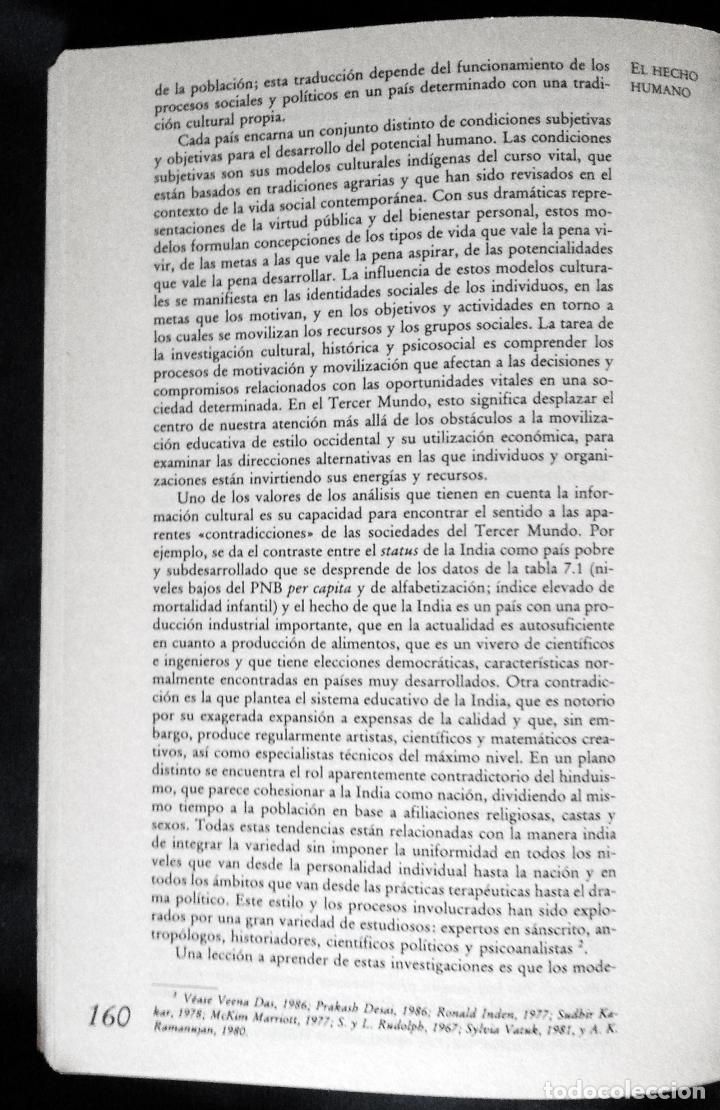 Libros de segunda mano: EL HECHO HUMANO | LEVINE, ROBERT | VISOR 1987 - Foto 5