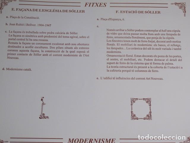 Libros de segunda mano: El modernisme a Mallorca. Material complementari. Edita: Escola en formaci&oacute;, 1996 - Foto 4