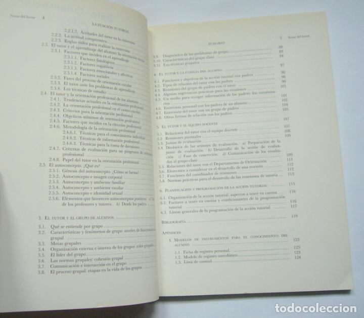 Libros de segunda mano: LA FUNCION TUTORIAL - PALOMA FERNANDEZ TORRES - Foto 3