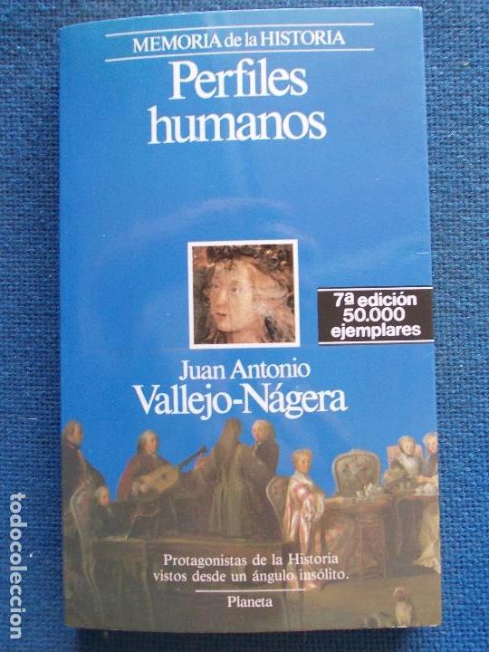Libros de segunda mano: perfiles humanos Vallejo-N&aacute;jera