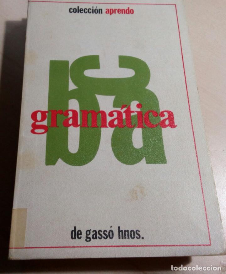 Libros de segunda mano: GRAMATICA.FRANCISCO LUIS CARDONA CASTRO..GASSO HERMANOS.COLECCION APRENDO.(1975)