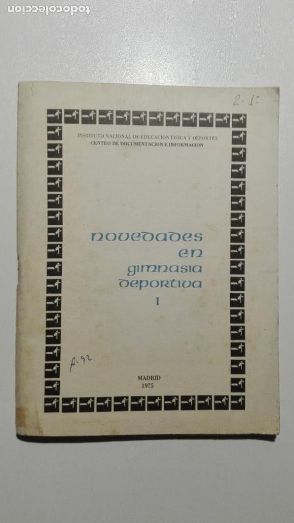 Libros de segunda mano: NOVEDADES EN GIMNASIA DEPORTIVA 1 INEF 1975 Burt Wasserman Documentaci&oacute;n T&eacute;cnica del Deporte N&ordm;30