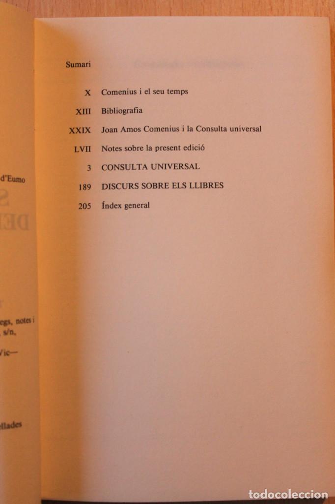 Libros de segunda mano: J.A. Comenius - Consulta universal - Eumo - Foto 5
