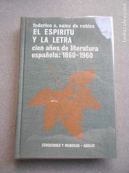 Libros de segunda mano: EL ESPIRITU Y LA LETRA - Foto 1