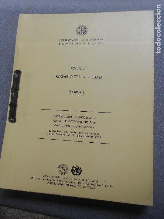 Second hand books: CURSO REGIONAL DE PREDISE&Ntilde;O DE PLANTAS DE TRATAMIENTO DE AGUA