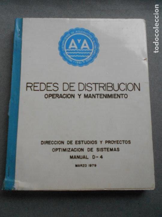 Second hand books: REDES DE DISTRIBUCION. OPERACION Y MANTENIMIENTO. ACUEDUCTOS Y ALCANTARILLADOS.