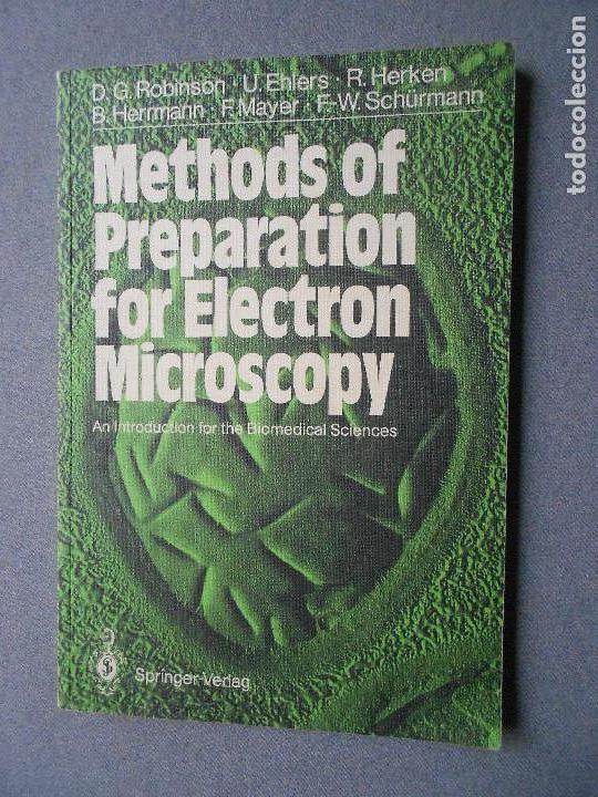 Libros de segunda mano: METHODS OF PREPARATION FOR ELECTRON MICROSCOPY - Foto 1