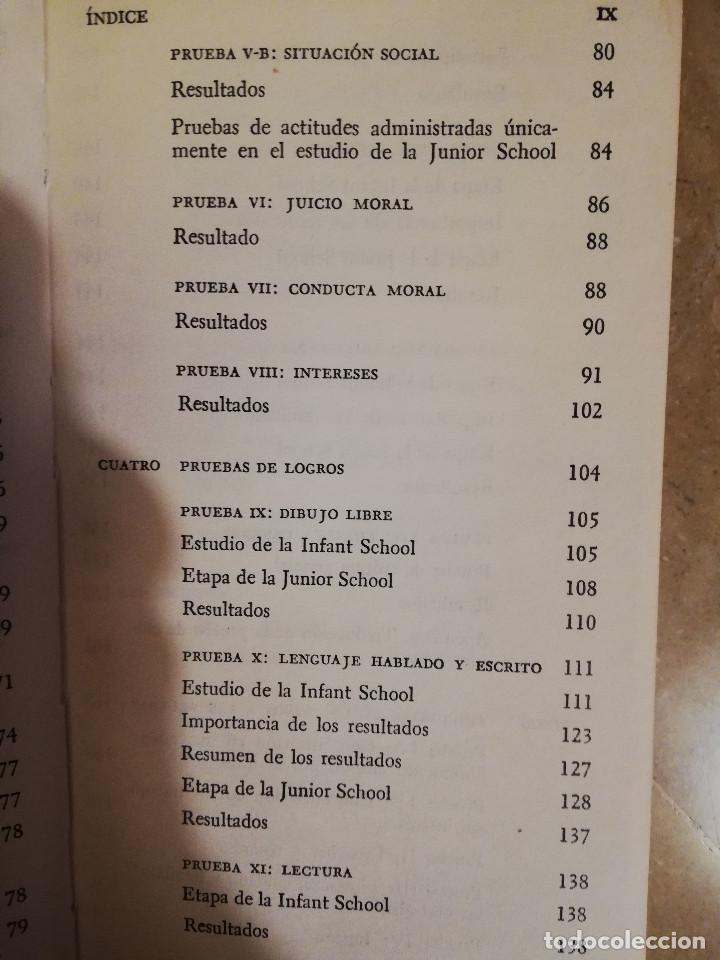Libros de segunda mano: PRUEBAS EXPERIMENTALES PARA LA ESCUELA PRIMARIA (D. E. M. GARDNER) - Foto 6