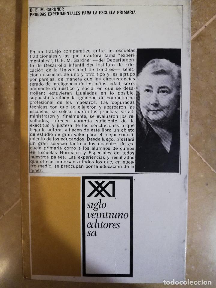 Libros de segunda mano: PRUEBAS EXPERIMENTALES PARA LA ESCUELA PRIMARIA (D. E. M. GARDNER) - Foto 9