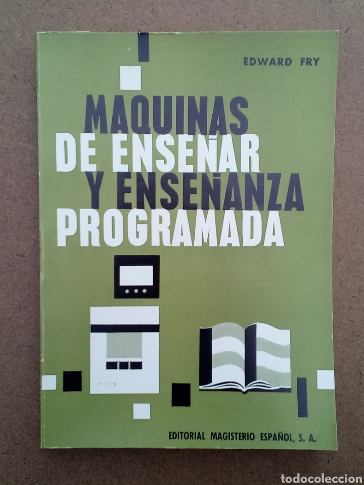 Libros de segunda mano: Libro M&aacute;quinas de Ense&ntilde;ar y Ense&ntilde;anza Programada - Foto 1