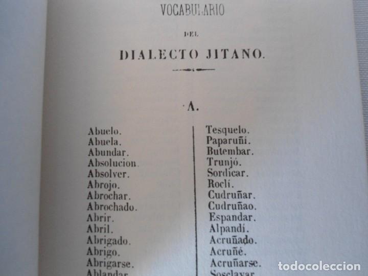 Libros de segunda mano: FASCIMIL DEL VOCABULARIO DEL DIALECTO JITANO - Foto 10