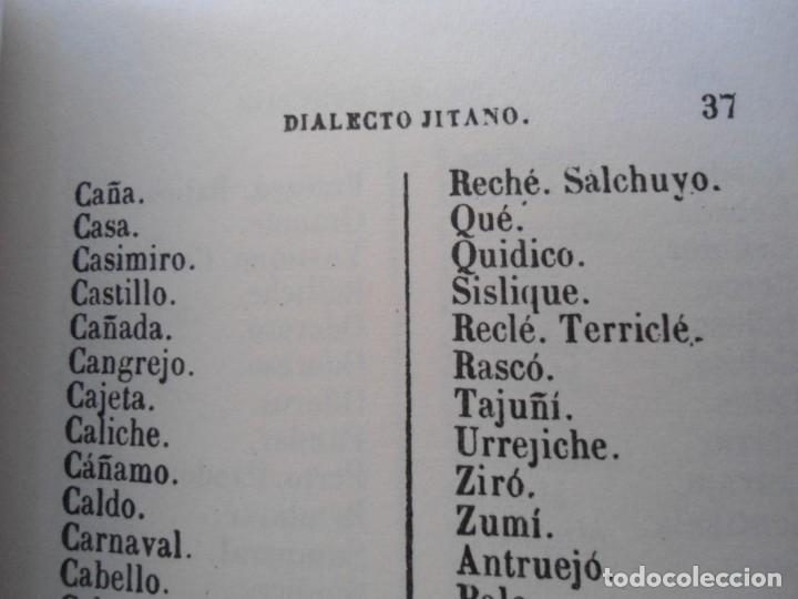 Libros de segunda mano: FASCIMIL DEL VOCABULARIO DEL DIALECTO JITANO - Foto 12
