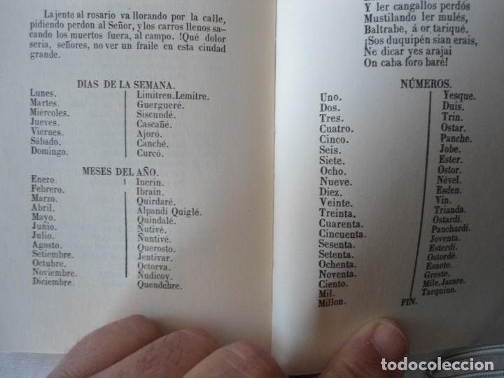 Libros de segunda mano: FASCIMIL DEL VOCABULARIO DEL DIALECTO JITANO - Foto 17