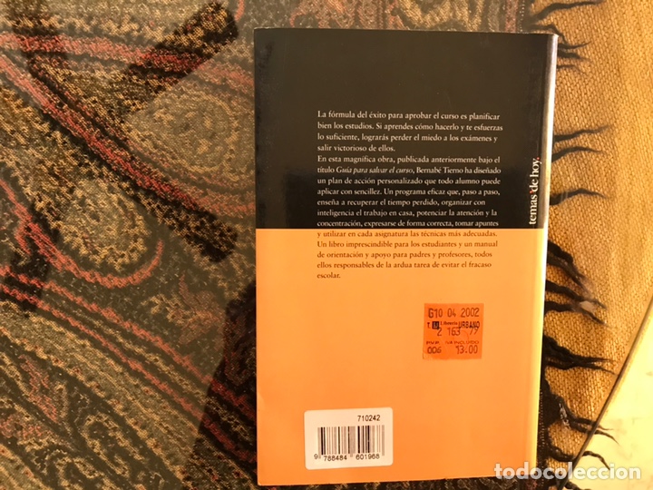 Libros de segunda mano: Aprobar el curso. Bernab&eacute; Tierno. Como nuevo - Foto 2