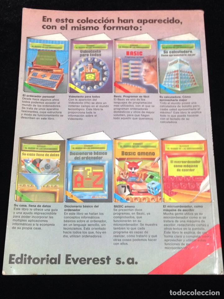 Libros de segunda mano: Basic,programar es facil,ediciones everest,a&ntilde;o 1986. - Foto 3