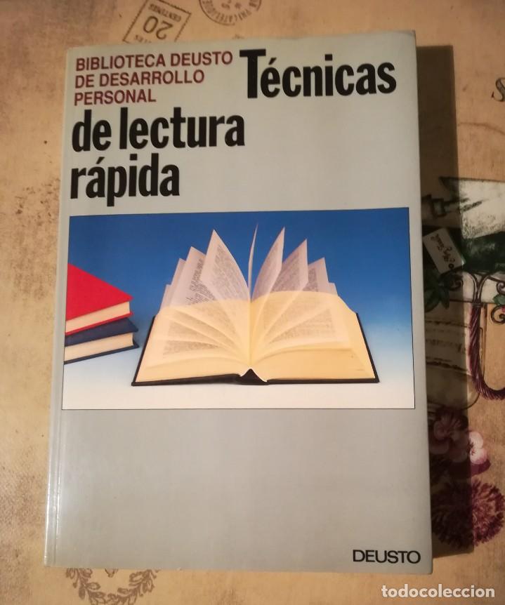 Libros de segunda mano: T&eacute;cnicas de lectura r&aacute;pida - Ediciones Deusto - 1991 - Foto 1