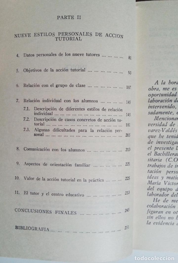 Libros de segunda mano: EXPERIENCIAS DE ACCI&Oacute;N TUTORIAL | GONZ&Aacute;LEZ-SIMANCAS | EUNSA 1975 (1&ordf; ED.) - Foto 4