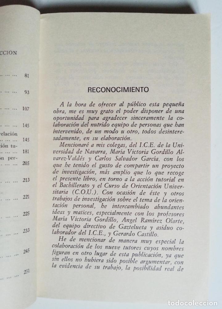 Libros de segunda mano: EXPERIENCIAS DE ACCI&Oacute;N TUTORIAL | GONZ&Aacute;LEZ-SIMANCAS | EUNSA 1975 (1&ordf; ED.) - Foto 5