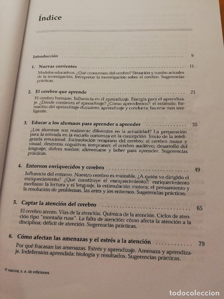 Libros de segunda mano: CEREBRO Y APRENDIZAJE. COMPETENCIAS E IMPLICACIONES EDUCATIVAS (ERIC JENSEN) - Foto 3