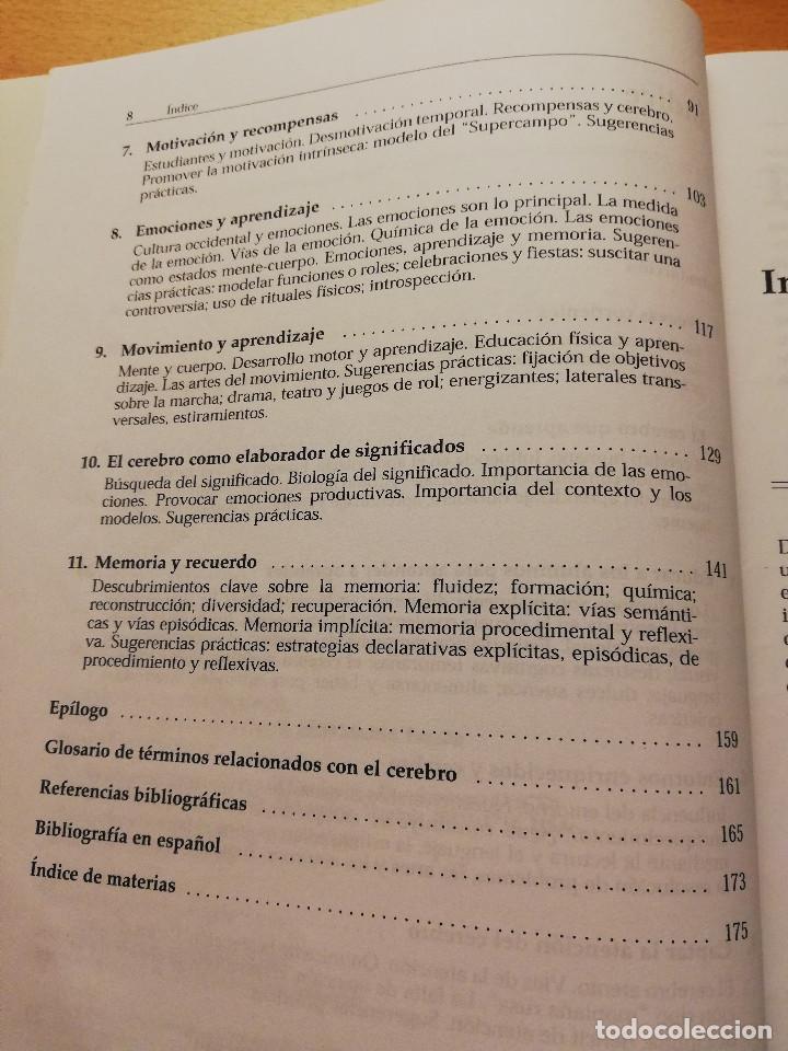 Libros de segunda mano: CEREBRO Y APRENDIZAJE. COMPETENCIAS E IMPLICACIONES EDUCATIVAS (ERIC JENSEN) - Foto 4