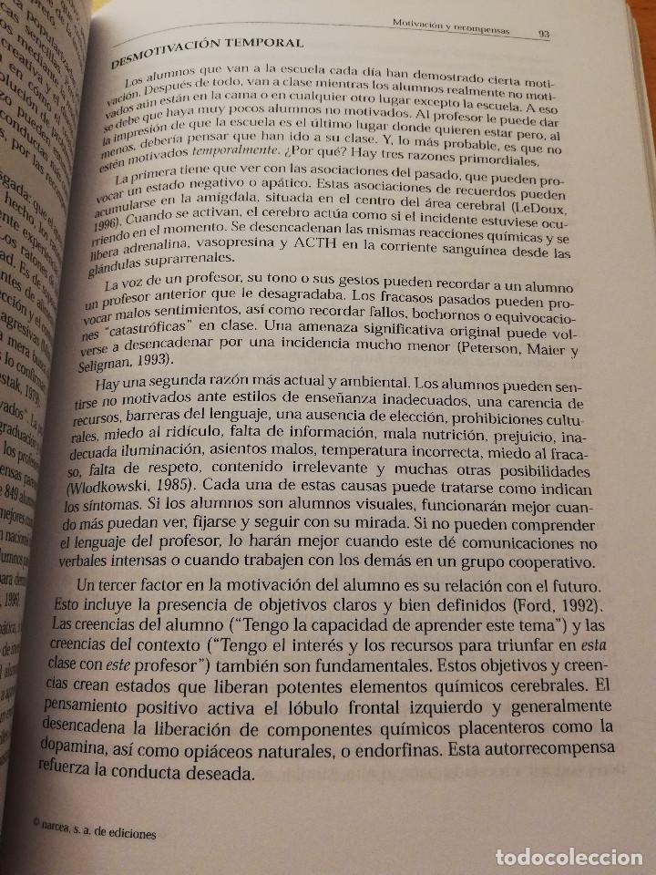 Libros de segunda mano: CEREBRO Y APRENDIZAJE. COMPETENCIAS E IMPLICACIONES EDUCATIVAS (ERIC JENSEN) - Foto 6