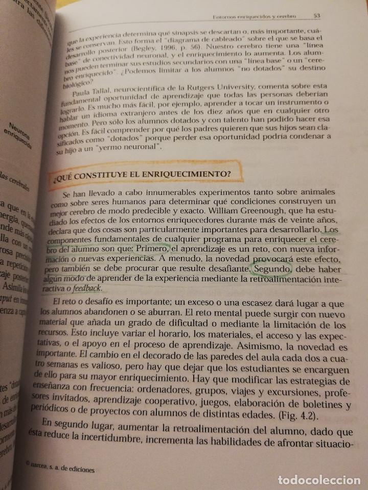 Libros de segunda mano: CEREBRO Y APRENDIZAJE. COMPETENCIAS E IMPLICACIONES EDUCATIVAS (ERIC JENSEN) - Foto 8