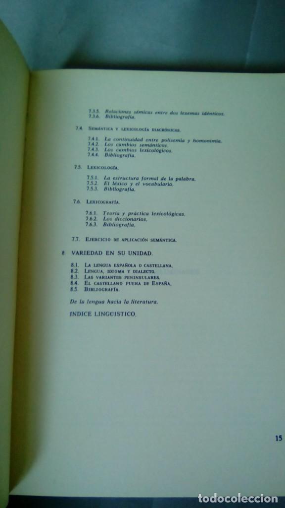 Libros de segunda mano: LING&Uuml;ISTICA ESPA&Ntilde;OLA.- VIDAL LAMIQUIZ - Foto 14