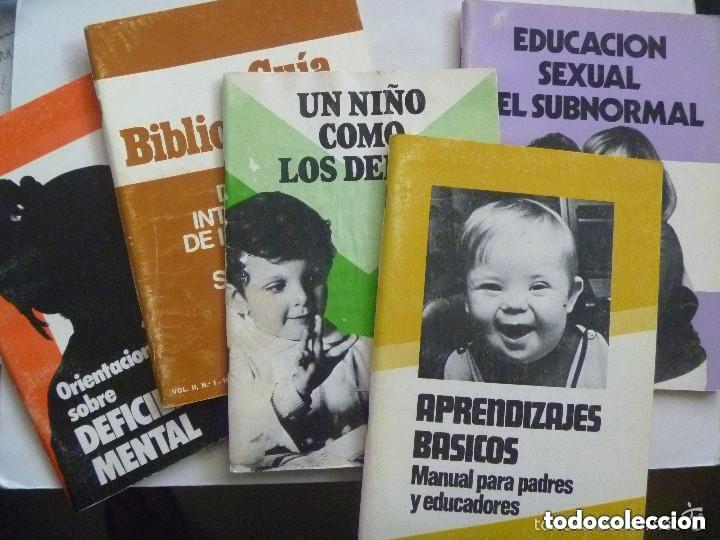 Libros de segunda mano: LOTE DE 5 LIBROS SOBRE EDUCACION  DE NI&Ntilde;OS CON PROBLEMAS DE RETRASO, A&Ntilde;OS 70.