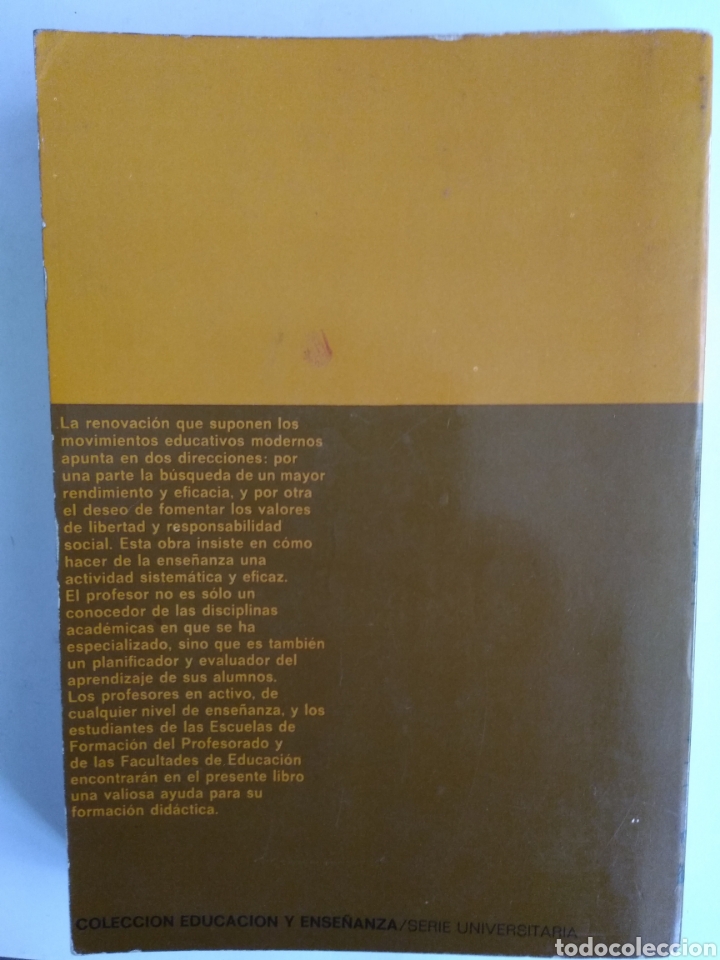 Libros de segunda mano: TECNOLOG&Iacute;A DIDACTICA PROGRAMACI&Oacute;N ESCOLAR - Foto 2