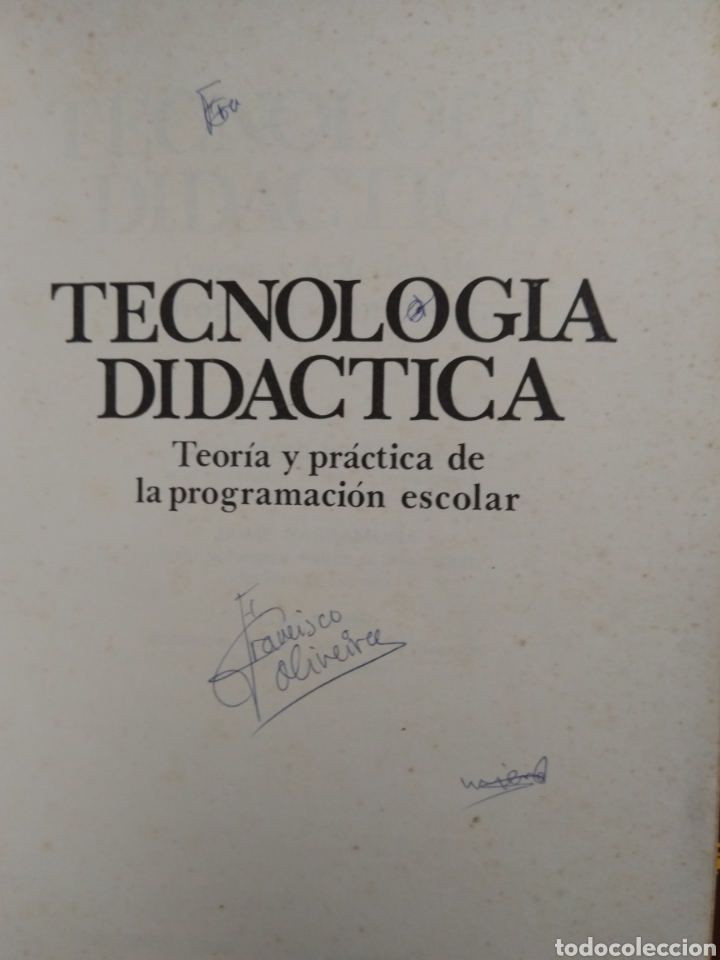 Libros de segunda mano: TECNOLOG&Iacute;A DIDACTICA PROGRAMACI&Oacute;N ESCOLAR - Foto 3