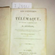 Libros de segunda mano: FENELON - LES AVENTURES DE TELEMAQUE, ET CELLES D ARISTONOUS, PAR ---; ORNEES DE VARIANTES, AVEC UN. Lote 151780882