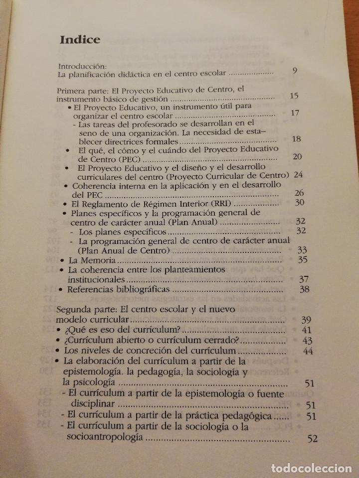 Libros de segunda mano: DEL PROYECTO EDUCATIVO A LA PROGRAMACI&Oacute;N DE AULA (VV. AA.) EDITORIAL GRA&Oacute; - Foto 2