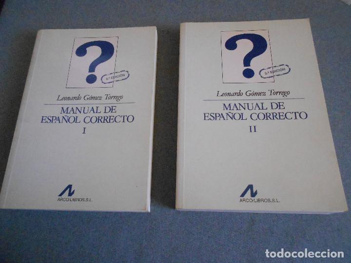Libros de segunda mano: MANUAL DE ESPA&Ntilde;OL CORRECTO. DOS TOMOS - Foto 1